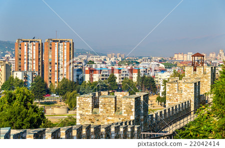 View of Skopje from the fortress - Macedonia 22042414