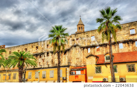 Walls of Diocletian's Palace in Split - Croatia 22043638