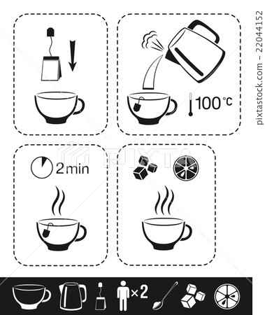 Tea making instruction. 22044152