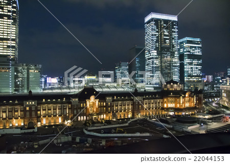 東京站夜景 22044153