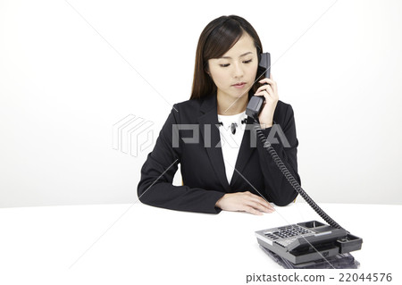 Female in her twenties Young OL office Telephone compatible scene Female in her twenties Young OL office Telephone compatible scene 22044576