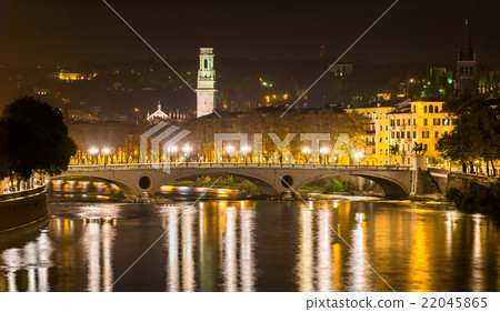 Ponte della Vittoria, a bridge in Verona - Italy 22045865