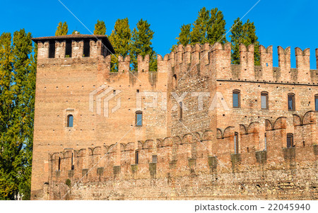 Walls of Castelvecchio fortress in Verona - Italy 22045940