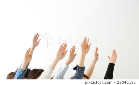 Hand raised image 22046156