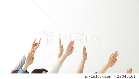 Hand raised image 22046161