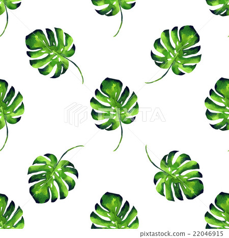 Watercolor floral seamless pattern. Watercolor floral seamless pattern. 22046915