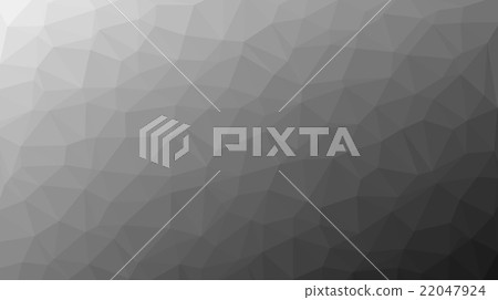 Abstract monochrome low poly background. 22047924