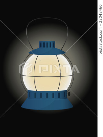 Blue gas lamp 22048460
