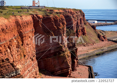 Sedimentary rock cliffs from Helgoland 22052727