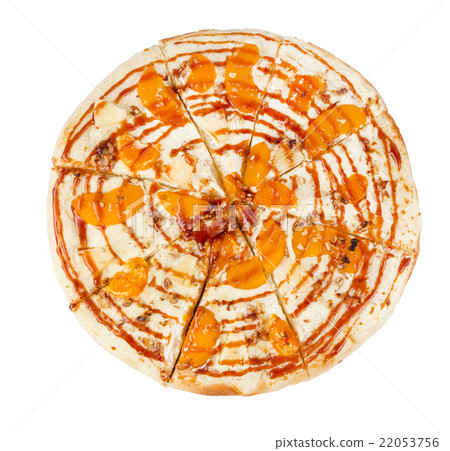 dessert the sweet pizza with slices fruits dessert the sweet pizza with slices fruits 22053756