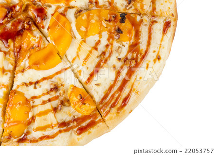 dessert the sweet pizza with slices fruits dessert the sweet pizza with slices fruits 22053757