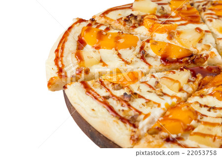 dessert the sweet pizza with slices fruits dessert the sweet pizza with slices fruits 22053758