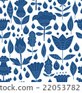 Floral seamless pattern background. 22053782