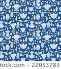 Floral seamless pattern background. 22053783