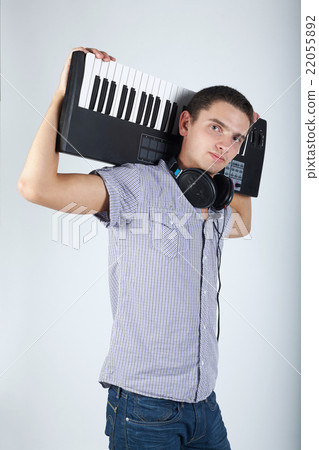 photo of boy with piano 22055892