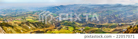 Panorama of San Marino and Italy from Monte Titano Panorama of San Marino and Italy from Monte Titano 22057071