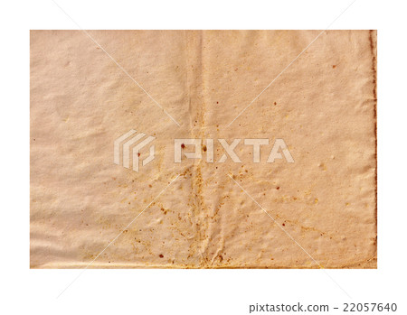 Aged paper folded in half 22057640