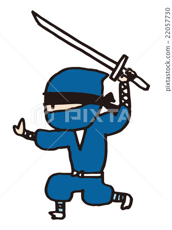 藍忍者姿勢1 22057730