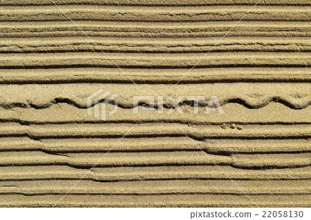 striped pattern in the sand striped pattern in the sand 22058130
