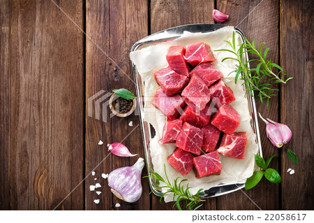 raw beef 22058617