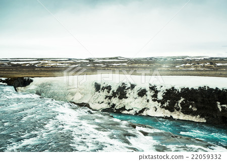 Ice cold water in Iceland 22059332