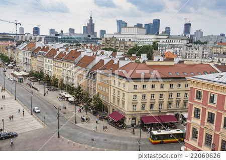 Old town in Warsaw, Poland.  22060626