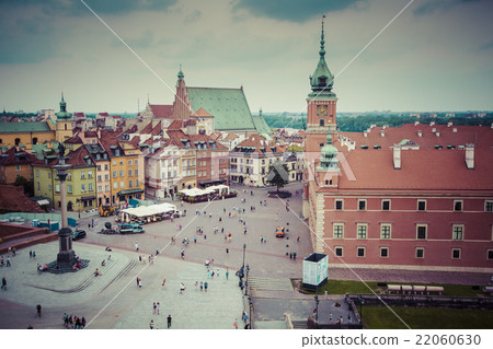 Old town in Warsaw, Poland.  22060630