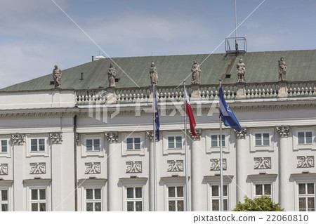 Presidential Palace in Warsaw, Poland. 22060810