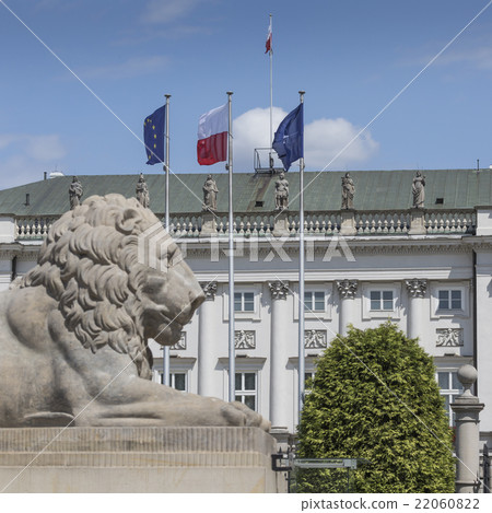Presidential Palace in Warsaw, Poland. 22060822