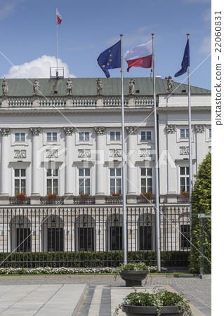 Presidential Palace in Warsaw, Poland. 22060831