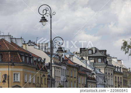 Old town in Warsaw, Poland. The Royal Castle  22060841