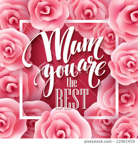 Happy Mothers Day lettering. Mothers day greeting 22061459