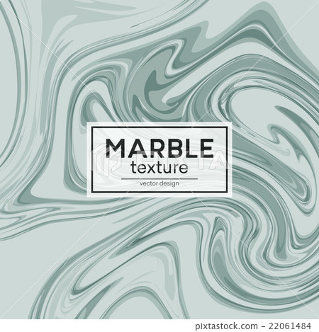 Vector background with gray painted waves. Marble 22061484