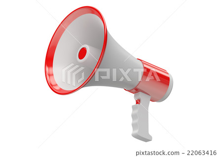 Megaphone, 3D rendering 22063416