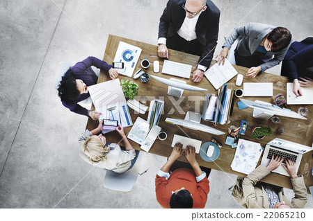 Group of Business People Working in the Office Concept Group of Business People Working in the Office Concept 22065210