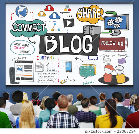 Blog Social Media Networking Content Blogging Concept Blog Social Media Networking Content Blogging Concept 22065254