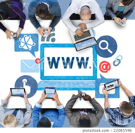 World Wide Web Internet Online Illustration Concept 22065596