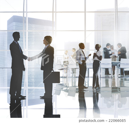 Business Collaboration Corporate Colleagues Partner Concept Business Collaboration Corporate Colleagues Partner Concept 22066085