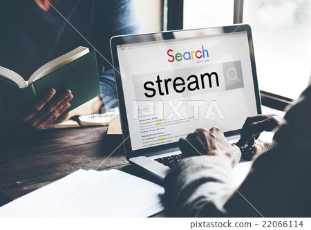Stream Broadcasting Multimedia Live Online Concept 22066114