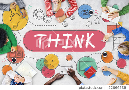 Think Thinking Planning Strategy Creative Concept Think Thinking Planning Strategy Creative Concept 22066286