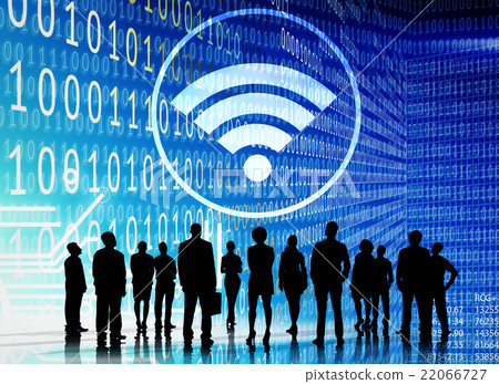 Wifi Hotspot Internet Network Signal Wireless Digital Concept 22066727