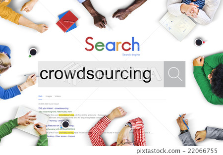 Crowdsourcing Collaboration Community Group Concept Crowdsourcing Collaboration Community Group Concept 22066755