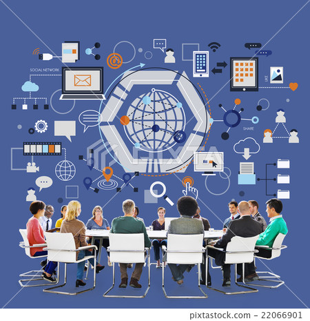 Connecting Connection Computer Digital Data Concept 22066901