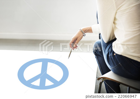 Peaceful Symbol Happiness Liberty Concept Peaceful Symbol Happiness Liberty Concept 22066947