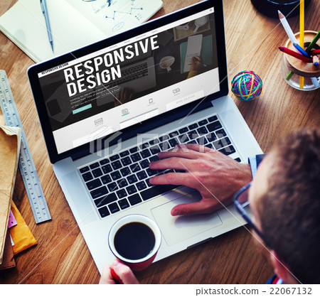 Responsive Design Layout Media Content Browser Concept Responsive Design Layout Media Content Browser Concept 22067132