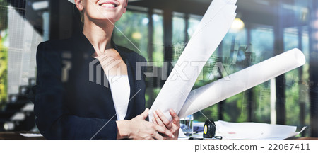 Woman Construction Worker Project Design Concept Woman Construction Worker Project Design Concept 22067411