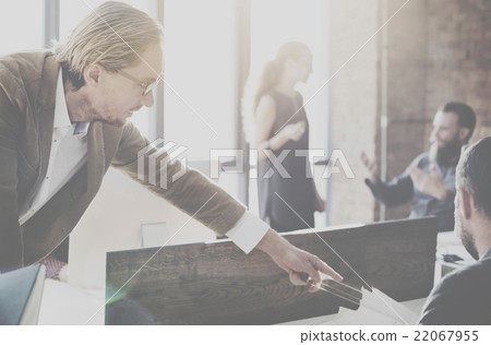 Design Team Busy Working Talking Concept 22067955