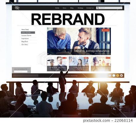 Rebrand Strategy Marketing Image Corporate Brand Concept Rebrand Strategy Marketing Image Corporate Brand Concept 22068114