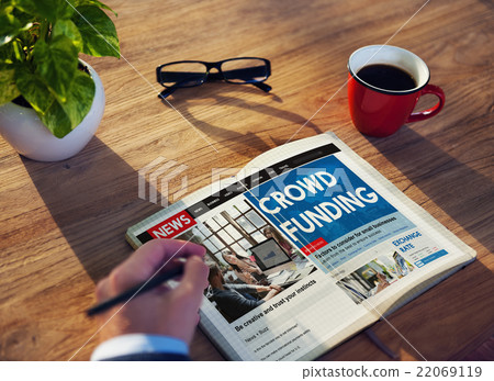 Crowd Funding Imvestment Funding Financial Concept Crowd Funding Imvestment Funding Financial Concept 22069119