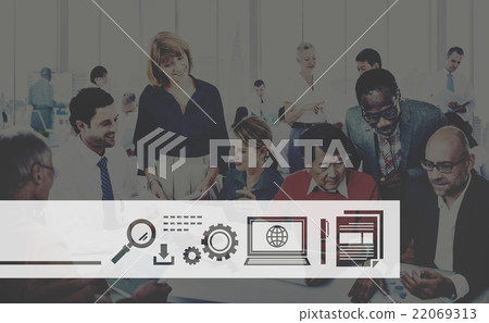 Digital Icon Symbol Global Network Technology Concept Digital Icon Symbol Global Network Technology Concept 22069313